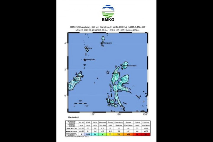 Gempa Magnitudo 6,4 di Laut Maluku Dipicu Deformasi Batuan Dalam