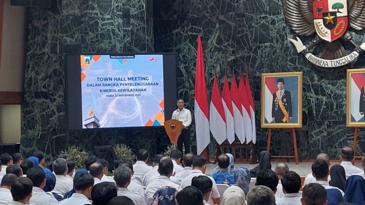 Kumpulkan Seluruh Camat dan Lurah, Pj Gubernur DKI Ingatkan Netralitas