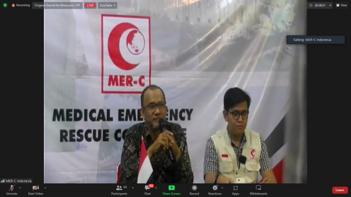 Sudah 11 Hari Tak Berkomunikasi, Akhirnya MER-C Dengar Suara Relawannya di Gaza