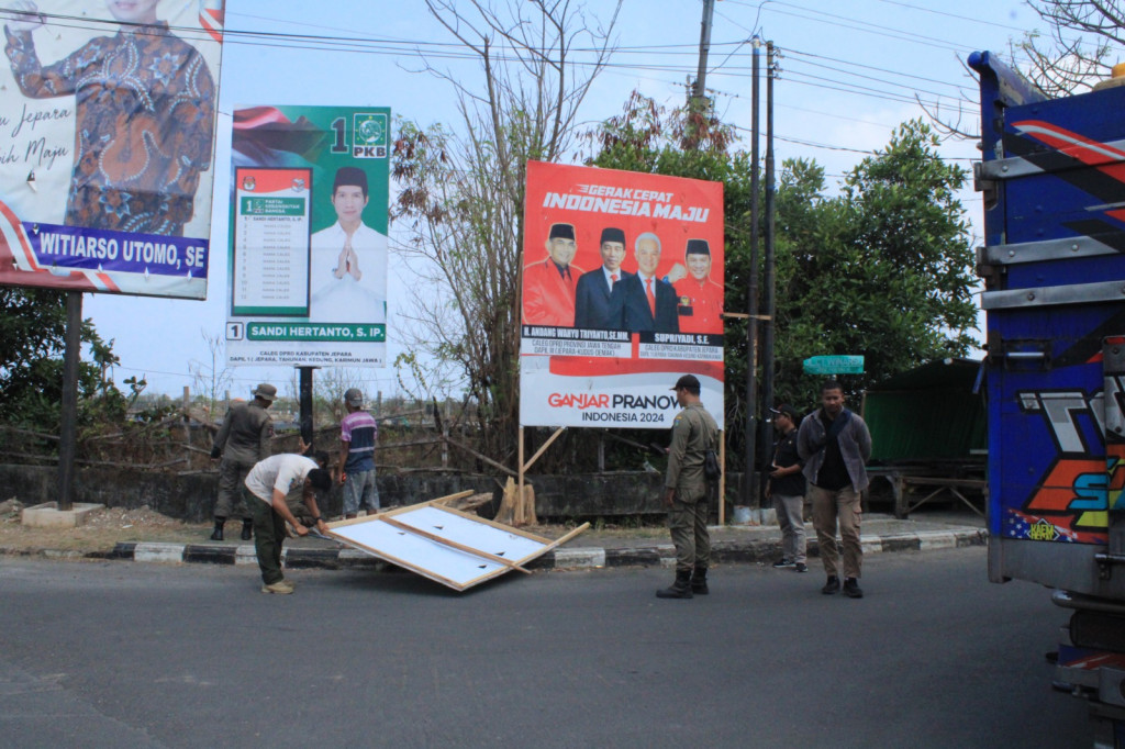 KPU Jepara Petakan 238 Titik Larangan Pemasangan Atribut Kampanye