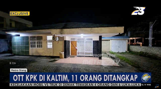 KPK Tangkap 11 Orang dalam OTT di Kalimantan Timur