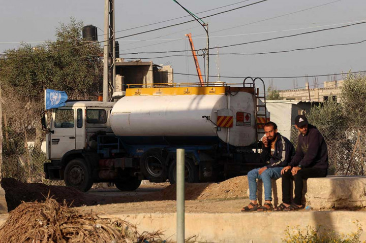 Potret Truk-truk Bantuan Mulai Masuk ke Gaza