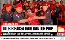 [Cek Fakta] Gibran Rakabuming Diusir dari Kantor PDIP? ni Faktanya