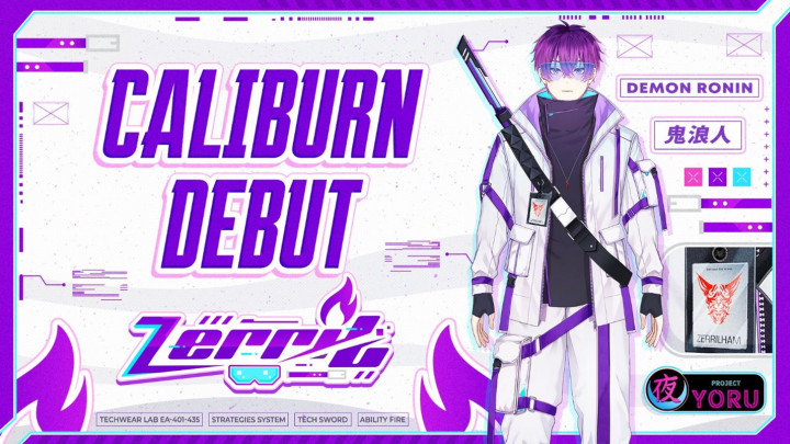 Dekat dengan Gen-Z, Agensi Project Yoru Gandeng Virtual Youtuber Indonesia Zerrilham