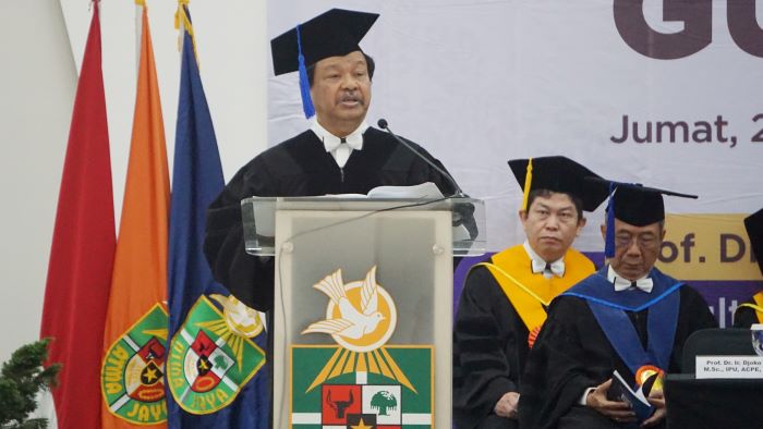 Unika Atma Jaya Tambah Guru Besar Bidang Ilmu Mekanika Material