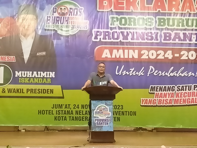 Poros Buruh se-Indonesia Diklaim Mutlak Dukung AMIN
