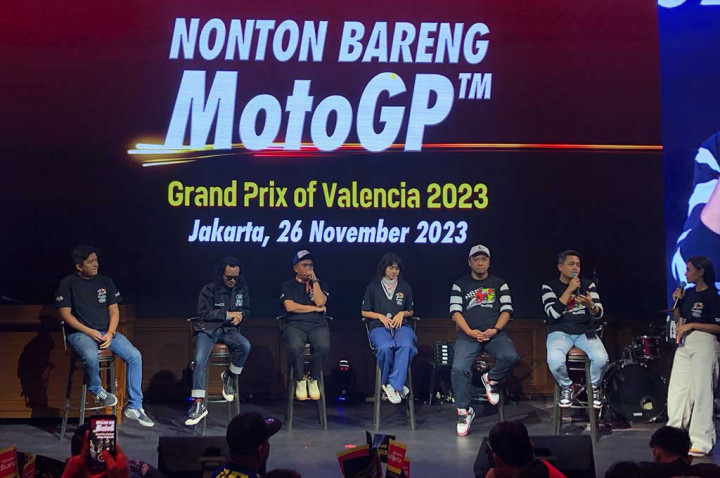 Seseruan Nonton Bareng MotoGP Valencia Bareng 'Anak Motor'