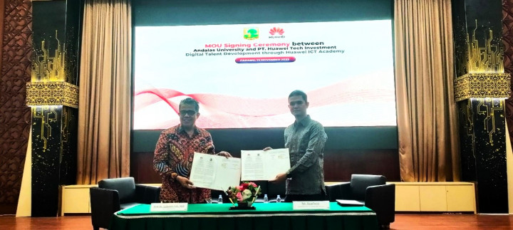 Huawei ICT Academy dan Universitas Andalas Tambah Kapasitas Digital