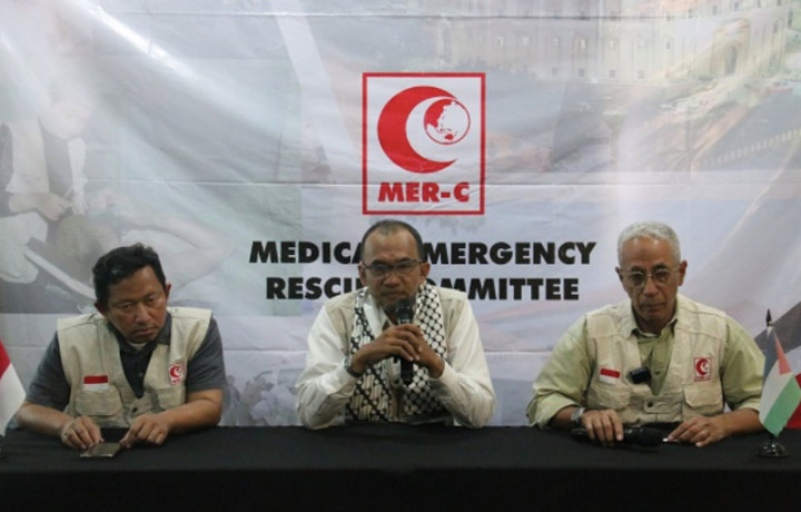Keamanan Jadi Alasan Satu Relawan MER-C di Gaza Dievakuasi