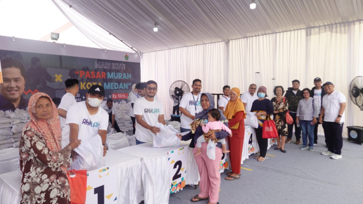 Gelar Pasar Murah, BUMN Pastikan Ketersediaan Bahan Pokok