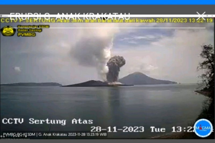 Gunung Anak Krakatau Masih Erupsi, Warga Diimbau Tak Mendekat