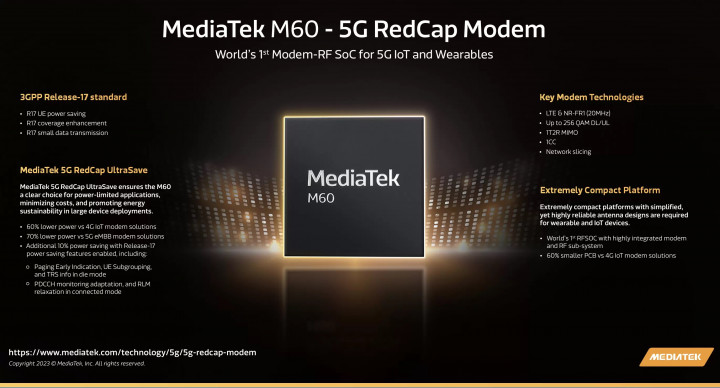 MediaTek RedCap, Solusi untuk Perangkat 5G dan IoT