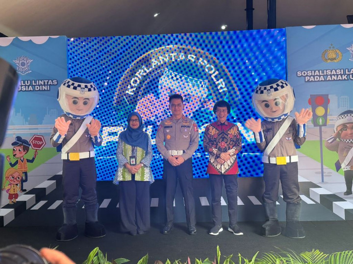 Korlantas Polri Sosialisasikan Lalu Lintas Anak Usia Dini