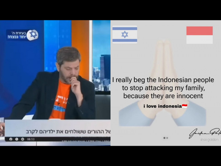 Diserbu Netizen Indonesia, Presenter Israel <i>Nyerah</i> dan Minta Maaf