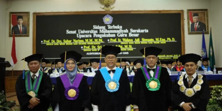 UMS Tambah 3 Guru Besar Baru