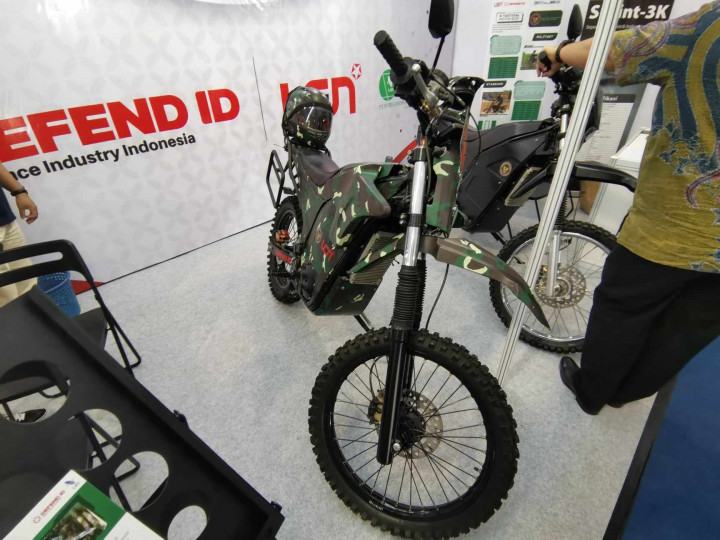 LEN Industri Pamer Motor Trail Listrik, Bakal Dipakai TNI