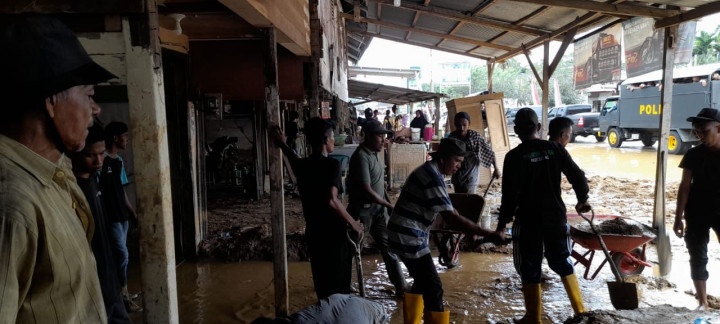 Banjir di Aceh Selatan Berangsur Surut