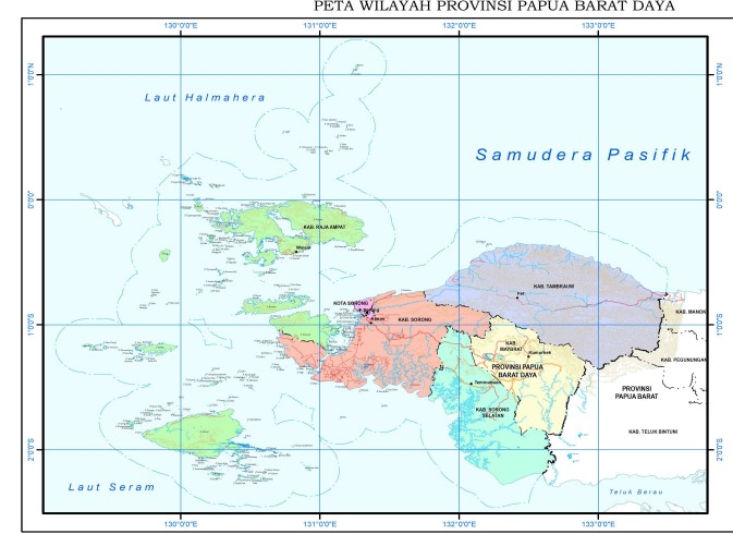 Daftar 6 Provinsi di Papua, Letak dan Ibukotanya