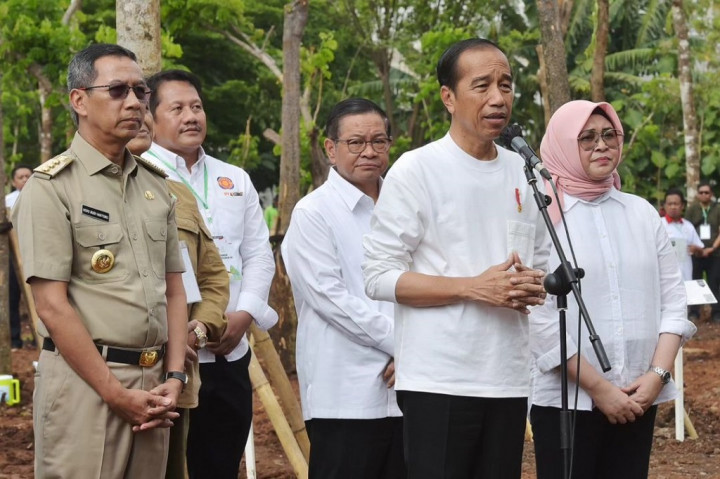 Tanam Pohon Serentak, Jokowi: Langkah Nyata Atasi Perubahan Iklim