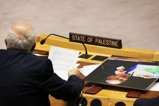 Palestina di PBB. (AFP)