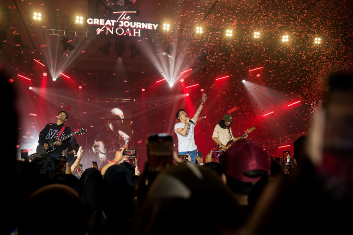 Show Akhir The Great Journey of NOAH by ALOKA: Capai Puncak Sejarah Baru di Industri Musik