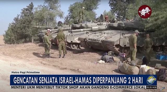 Gencatan Senjata Israel-Hamas Diperpanjang