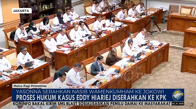 Serahkan Pengunduran Wamenkumham, Yasonna: Selalu Asas Praduga Tak Bersalah