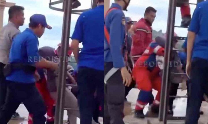 Viral, Perempuan Nekat Panjat Tower 75 Meter Karena HP Diambil Orang Tua