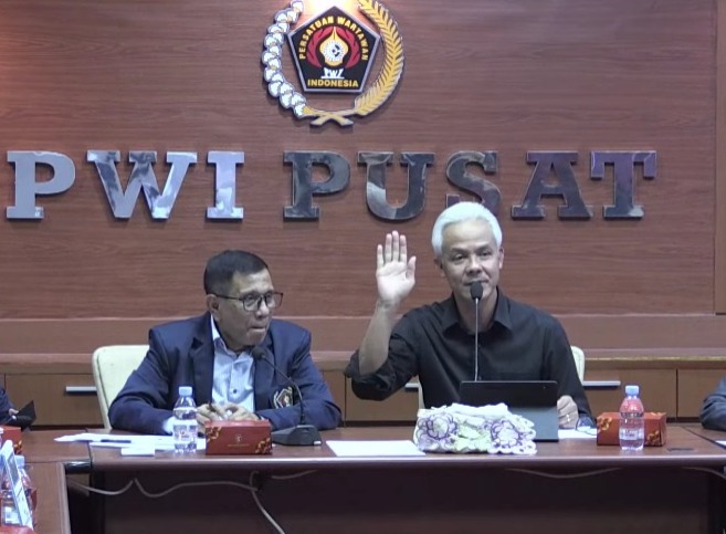 Ganjar Akui Pers sedang Tidak Baik-baik Saja