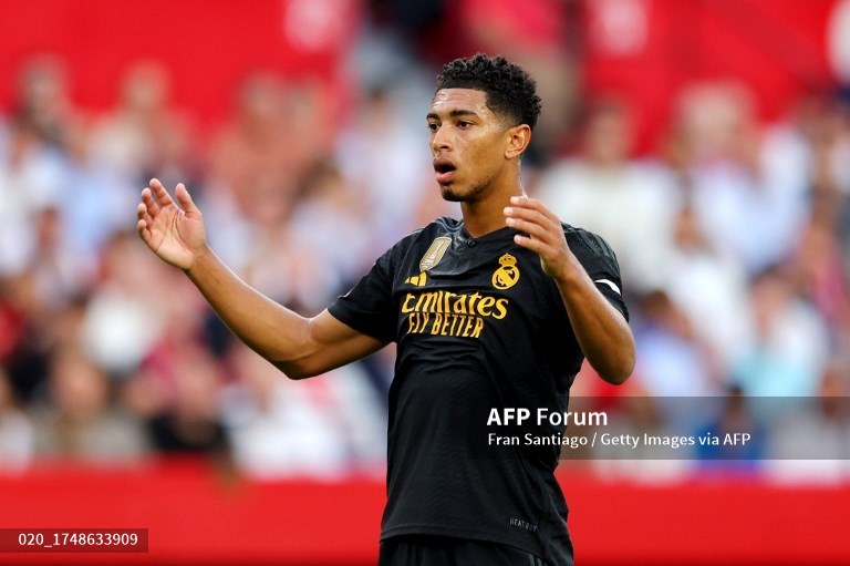 Gelandang Real Madrid, Jude Bellingham (AFP/Fran Santiago)