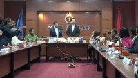 Capres Koalisi Perubahan Anies Baswedan dalam dialog bersama PWI. Foto: Medcom.id/Theofilus Ifan Sucipto.