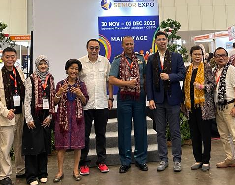 Widya Genomic dalam acara Senior Expo 2023. (Foto: Dok. Istimewa)