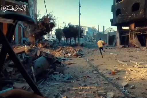 Serangan di Gaza. (AFP)