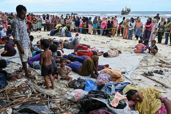 Ratusan Imigran Rohingya Kembali Terdampar di Sabang
