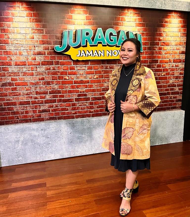 Dwi Sabda Herawati, Ciptakan Batik dari Daun dan Bunga. Dok. A. Firdaus/Medcom