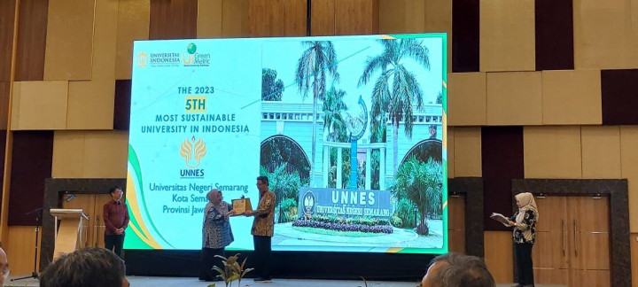 UI GreenMetric, Peringkat Unnes Naik Jadi Nomor 5