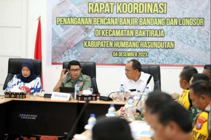 Kepala BNPB Minta Forkopimda Humbang Hasundutan Waspada Potensi Hujan