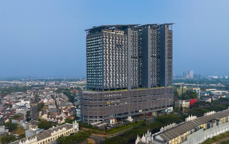 Herloom Hotel & Serviced Residence BSD berintegrasi dengan Carstensz Mall & Residence. Dok. Ist