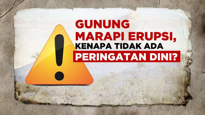 Marapi Erupsi Tanpa Peringatan Dini?