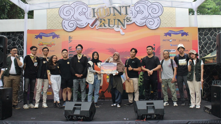 Poltekpar NHI Bandung Selenggarakan 'Hunt & Run', Mencari Harta Karun di Bandung Zoo