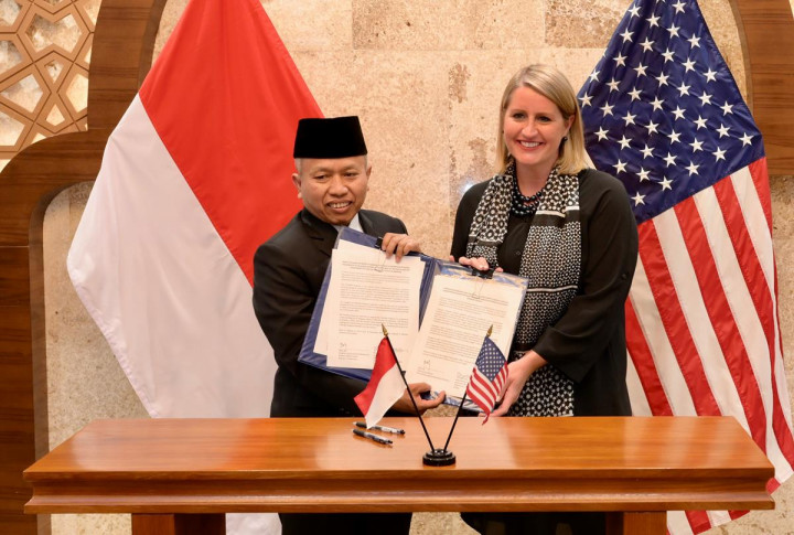 Wamenlu AS dan Sekjen Kemenag Tandatangani Minat Perluasan Program Fulbright