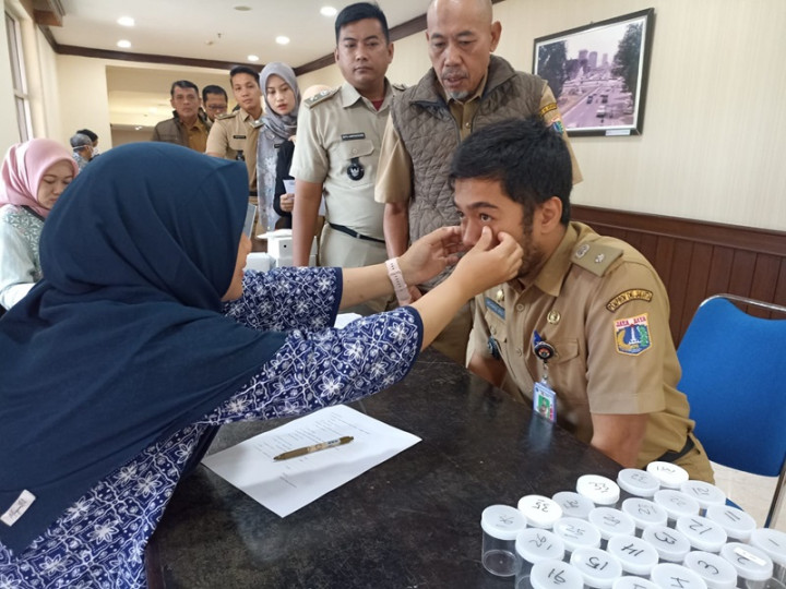 BNN DKI Gelar Tes Urine Lurah dan Camat se-Jakpus, Cuma 40 Yang Ikut Tes
