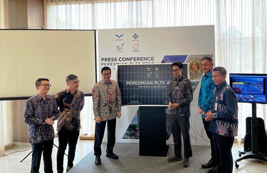 Peresmian PLTS di TSM Cibubur. Dok. A. Firdaus/Medcom