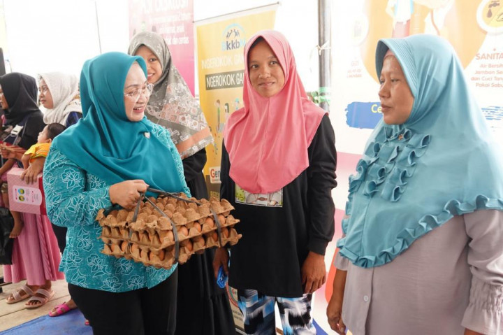 Warga Ogan Ilir Diberi Edukasi dan Makanan Tambahan untuk Atasi Stunting