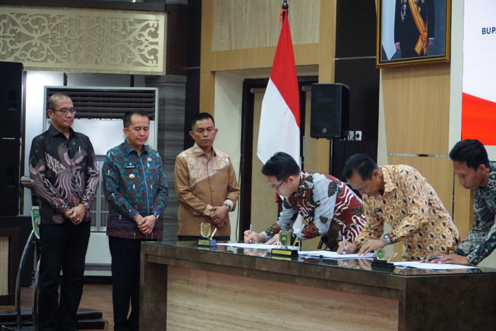 Sumsel Jadi Daerah Pertama Teken Serentak NPHD Dana Pilkada