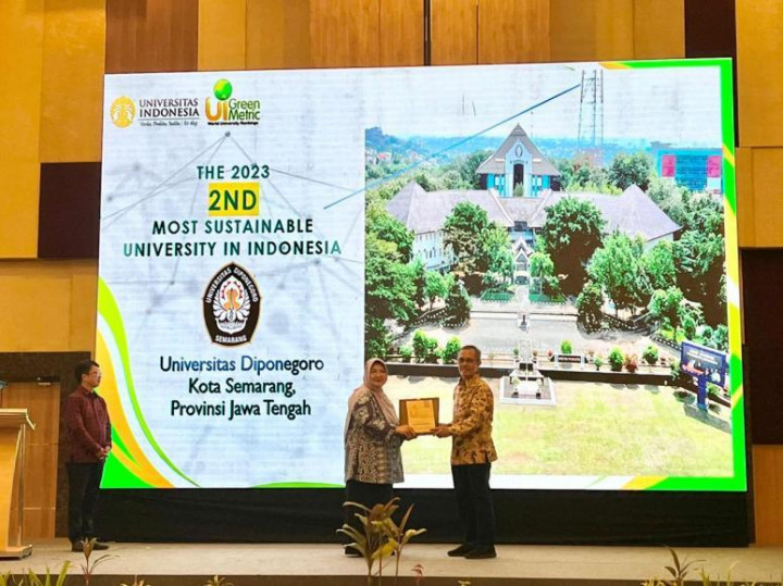 Lagi, Undip Jadi The 2nd Most Sustainable University di Indonesia dalam UI GreenMetric 2023