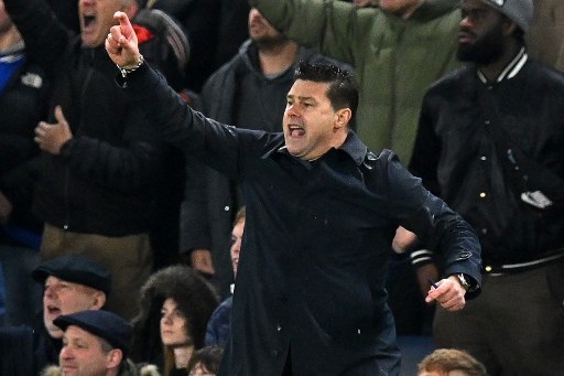 Pelatih Chelsea, Mauricio Pochettino. (Foto: AFP/Glyn Kirk)