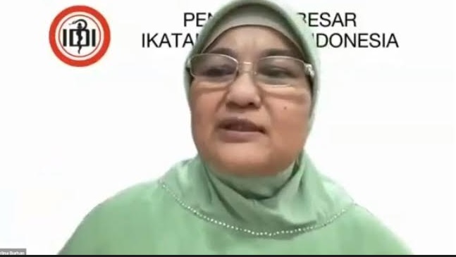 Ketua Satgas Covid-19 PB IDI Erlina Burhan, Dok. Aulia