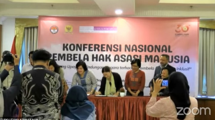 Komnas HAM Teken MoU Mekanisme Respons Cepat Perlindungan Pembela HAM