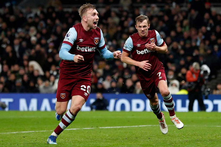 Seru, West Ham Gebuk Tuan Rumah Tottenham 2-1